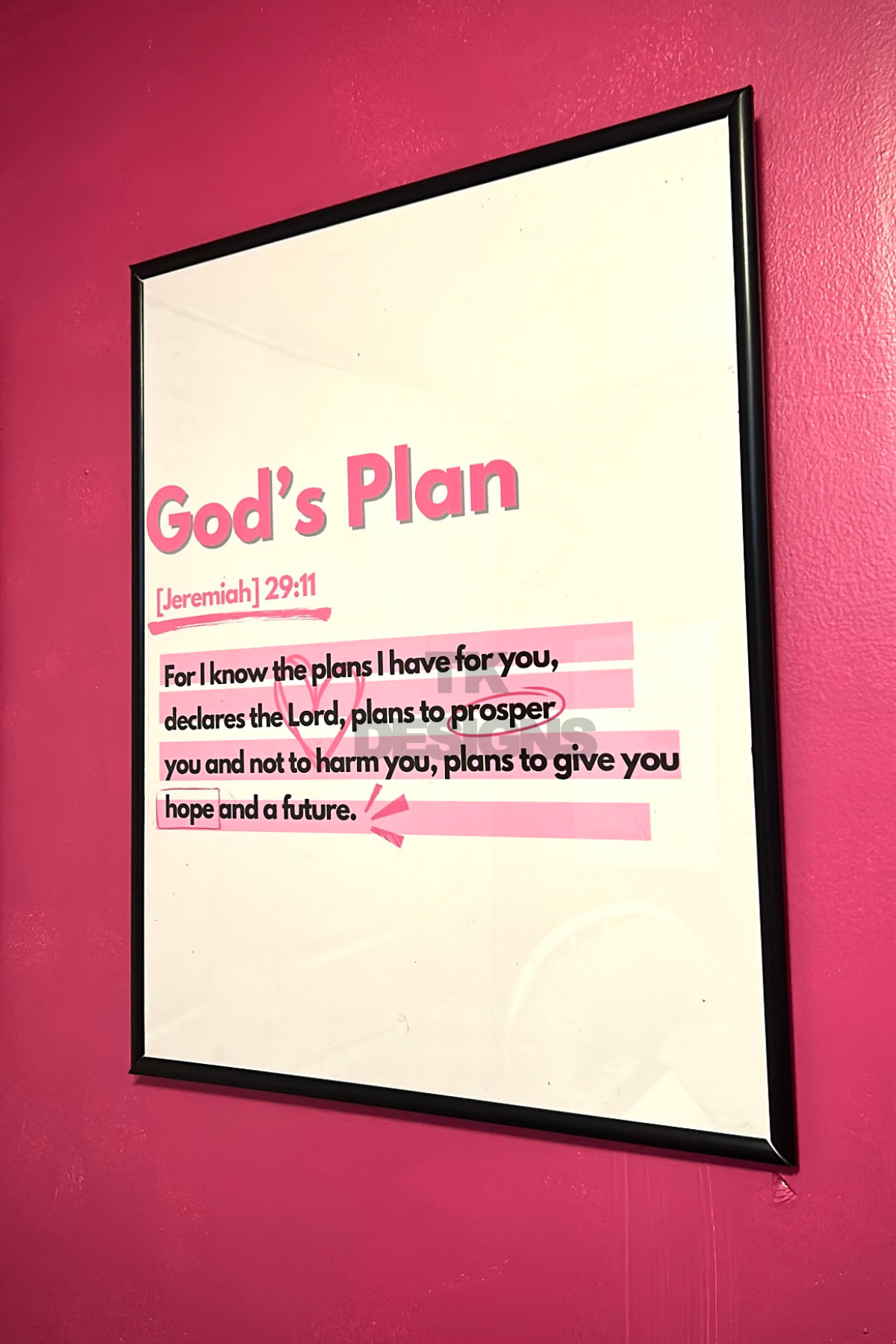 God’s Plan Wall Photo