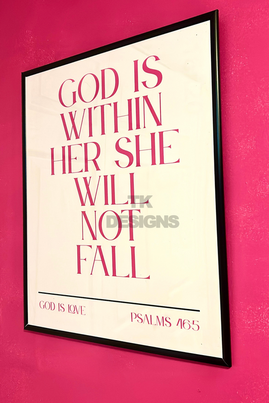 She Will Not Fail Wall Photo