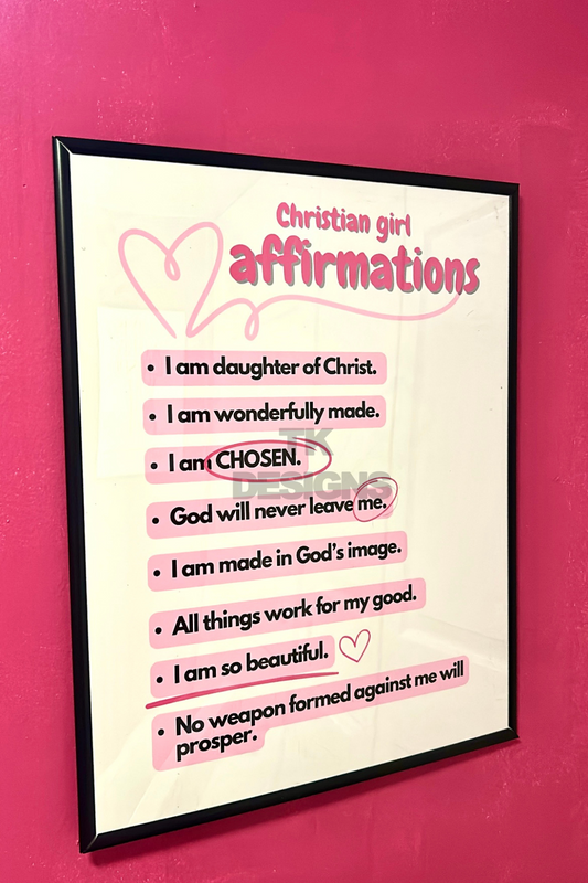 Christian Girl Affirmations
